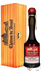 Chateau du Breuil „ Coeur du Breuil vieilles prune ” wood box French plum brandy 41% vol.  2.00 l