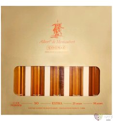 Albert de Montaubert „ Tasting collection ” Grande Champagne Cognac 45% vol.  5x0.10 l