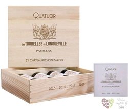 Tourelles de Longueville Quatuor Pauillac 2nd wine of Chateau Pichon Baron Longueville  4x0.75 l