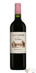 la Gravette de Certan 2017 Pomerol 2nd wine Vieux Chateau Certan  0.75 l