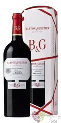 Mdoc rouge Aoc gift box Barton &amp; Guestier  0.75 l