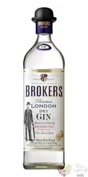 Brokers premium British London dry gin 47% vol.  0.70 l