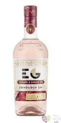 Edinburgh „ Rhubarb &amp; ginger ” Scottish flavored gin 20% vol.  1.00 l