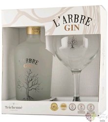 lArbre glass set craft Spanish gin Teichenne 41% vol.  0.70 l