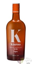 Kinross „ Tropical fruits ” Spanish gin 40% vol.    0.70 l