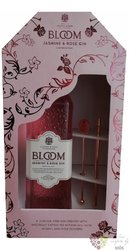 Greenall´s „ Bloom Jasmin &amp; Rose ” gift set premium flavored British gin 40% vol.  0.70 l