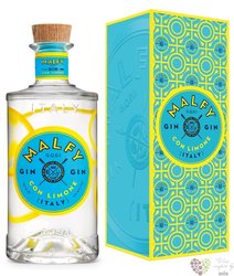 Malfy „ con Limone ” gift box Italian GQDI infussed gin 41% vol.  0.70 l