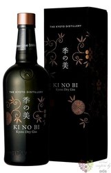 KiNoBi „ Ki No Bi Original Kyoto ” Japanese dry gin 45.7% vol.  0.70 l