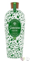 Generous  Organic Coriander &amp; Combava  French dry gin 44% vol  0.70 l