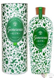 Generous „ Organic Coriander &amp; Combava ” gift tube French dry gin 44% vol  0.70 l