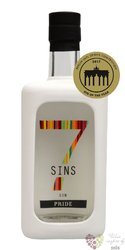 7 Sins  Pride  Belgium artesanal gin 47% vol.  0.50 l