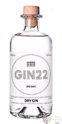 Garage 22 „ Gin22 One Shot ” craft Bohemian gin 42% vol.  0.50 l