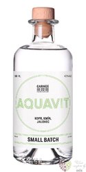 Garage 22 „ Aquavit ” craft Bohemian spirits 42% vol.  0.50 l