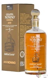 Grappa Riserva 5 years in barriques Friuli distilleria Nonino 43% vol.  0.70 l
