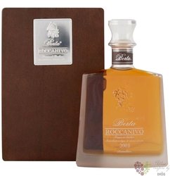Grappa di Barbera riserva 2011 „ Roccanivo ” wood box distillerie Berta 44% vol.  0.70 l
