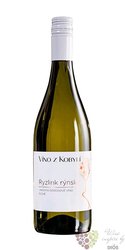 Ryzlink rýnský „ Gastro Collection ” jakostní odrůdové víno Patria Kobylí  0.75l