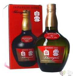 Shirayuki Japanese sake 14.5% vol.  0.72 l