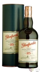 Glenfarclas 25 years old Single malt Speyside whisky 43% vol.  0.70 l