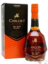 Carlos 1  Solera Grand reserva sherry cask  Brandy de Jerez Doc bodegas Osborne 40% vol.  1.00 l