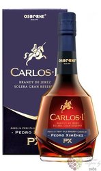 Carlos 1  Grand reserva - Pedro Ximenez  Brandy de Jerez DOC by Osborne 40.3%vol.  0.70 l
