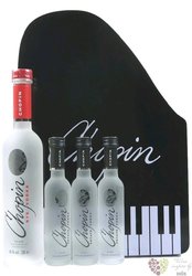 Chopin collection „ Piano set ” premium Polish vodka 40% vol.  0.35 l