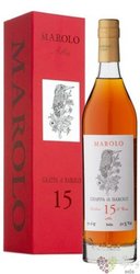 Grappa di Barolo Invecchiata aged 15 years distilleria Marolo 50% vol.  0.70 l