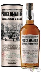 Proclamation blended Irish whiskey 40.7% vol.  0.70 l