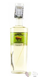 Zubrowka  Bison grass Original  glass set premium Polish vodka by Polmos 40% vol.  1.00 l