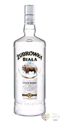 Zubrowka  Biala Platinum filtered  premium Polish vodka by Polmos 40% vol.  1.00 l
