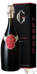 Gosset „ Grande réserve ” brut gift box Champagne Aoc  0.75 l