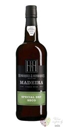 Henriques &amp; Henriques  Special dry  aged 3 years vinho Madeira Do 19% vol.  0.75 l