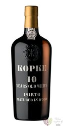 Kopke 10 years old „ Reserve white ” Porto Doc 20% vol.  0.375 l