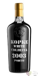 Kopke Colheita white 2003 wood aged tawny Porto Doc 20% vol.  0.75 l
