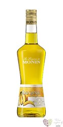 Monin  Creme de Banane  French fruits liqueur by Monin 20% vol.   0.70 l