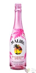 Malibu „ Strawberry ” Strawberry Spritz &amp; Coconut flavor rum 11% vol.  0.75 l