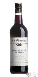 G.E.Massenez  Creme de Cassis de Dijon  French blackcurrant liqueur 20% vol.1.00 l