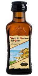 Vecchio Amaro del Capo liquore drbe Calabria Caffo 35% vol.  0.02 l