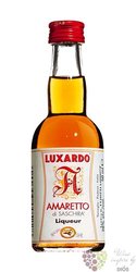 Amaretto di Saschira premium almond liqueur by Girolamo Luxardo 28% vol.  0.05 l
