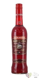 Sambuca „ Pomegranate ” flavored typical Italian liqueur by Girolamo Luxardo 38% vol. 0.70 l