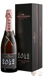 Moet &amp; Chandon rosé „ Grand vintage 2012 ” gift box brut Champagne Aoc  0.75 l