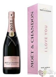 Moet &amp; Chandon rosé „ Imperial  I love You ” brut Champagne Aoc  0.75 l