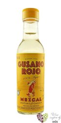 Gusano Rojo original 100% of agave Mexican Mezcal 38% vol.    0.05 l