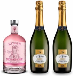 Lyres Spritz  Pink Grande Duo  Pink London @ Classico Spritz 00% vol.  3*0.70 l