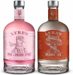 Lyres Duo  Pink London Cosmopolitan  Coctail Alternative set 00% vol.  2*0.70 l
