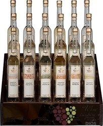 Grappas collection „ Grappini ” distilleria Mazzetti d´Altavilla 43% vol.    18x0.10 l