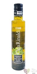 Olio extra vergine di oliva i testimoni  e Basilico  casa Rinaldi   0.25 l