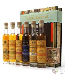Plantation  Artisanal rum  cigars packaging caribbean rum  6 x 0.10 l