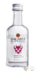 Bacardi „ Razz ´´ flavored Puerto Rican rum 35% vol.  0.05 l