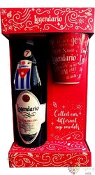 Legendario „ Elixir de Cuba ” cup set aged 7 years Cuban rum punch 34% vol.  0.70 l