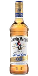 Captain Morgan  Original Spiced Gold Free Alc  Jamaican flavored rum  00% vol.  0.70 l